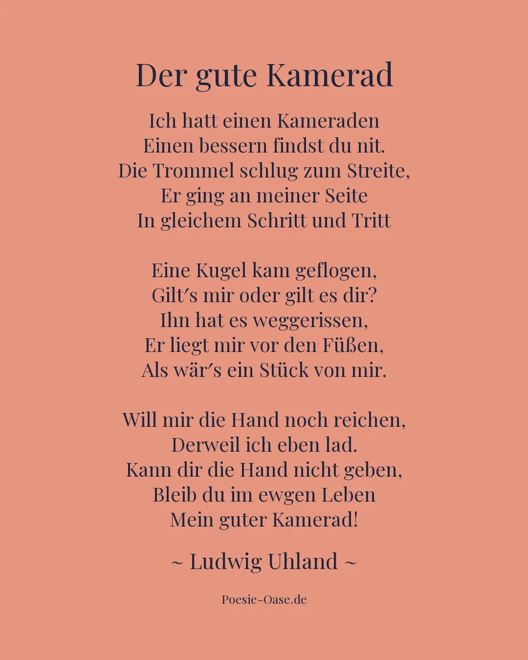 Illustration zu Der gute Kamerad