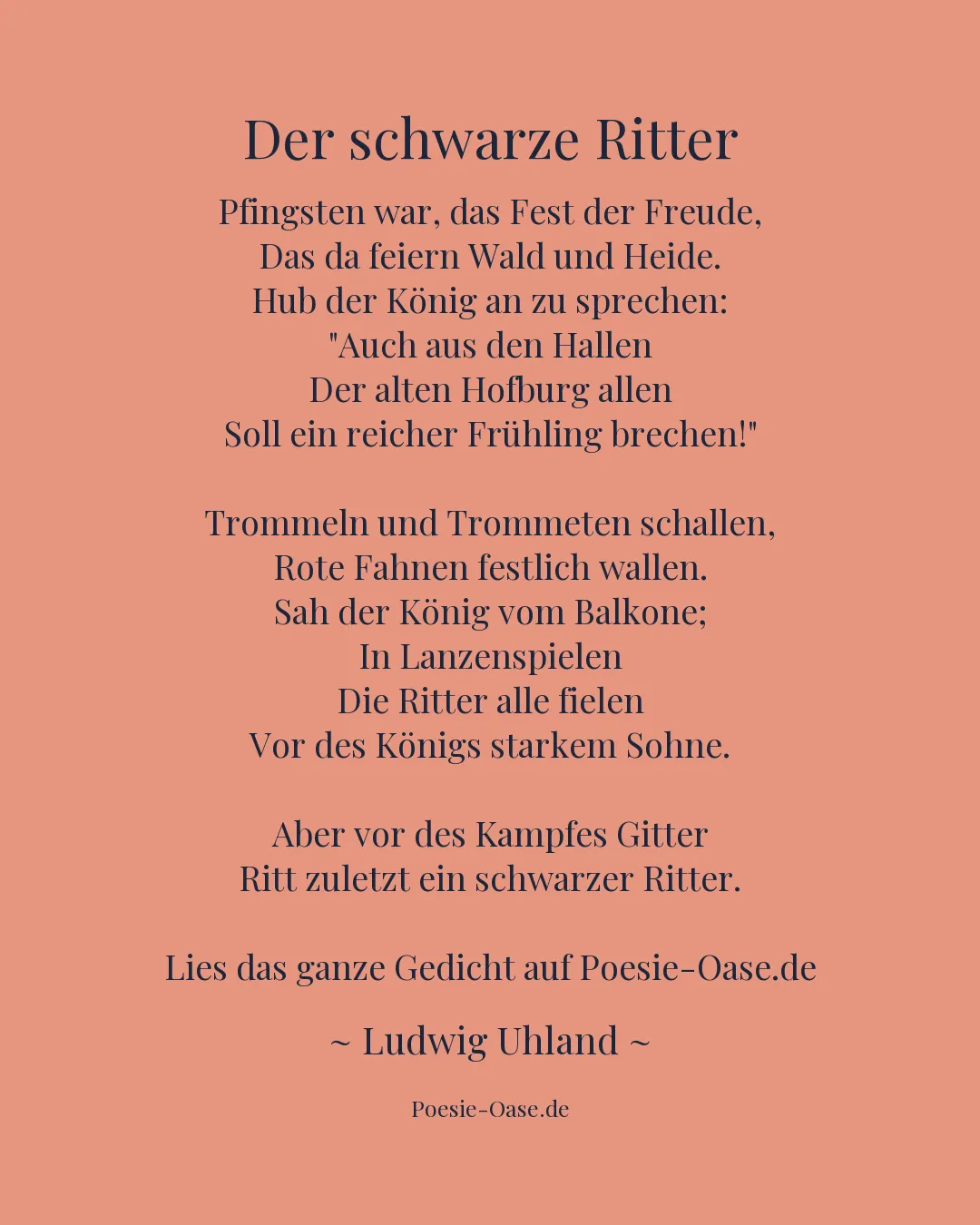 Illustration zu Der schwarze Ritter