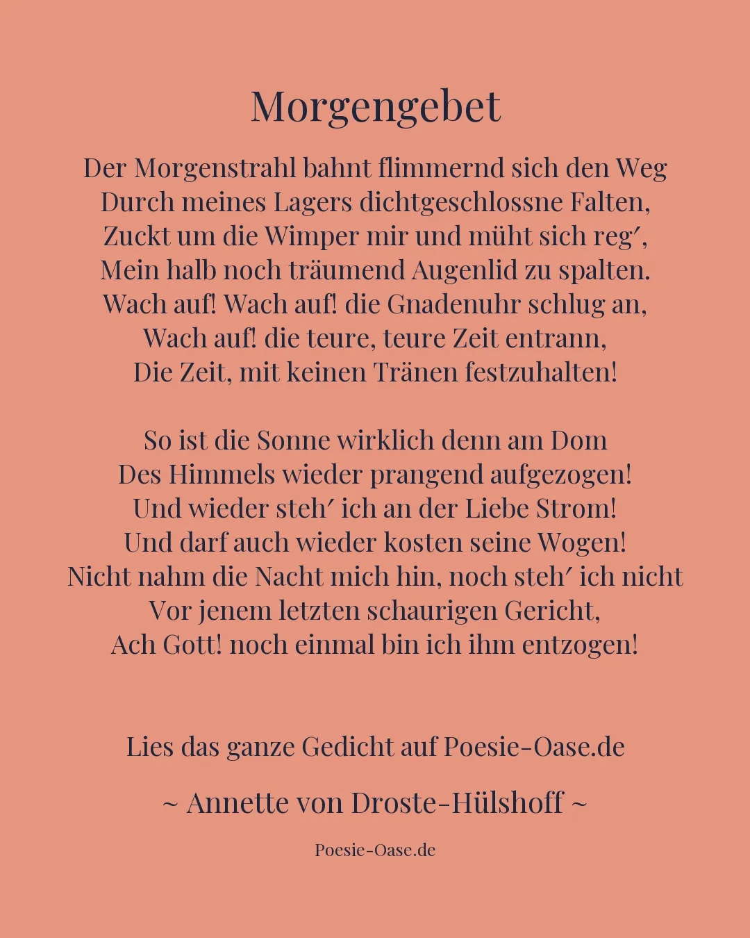 Illustration zu Morgengebet
