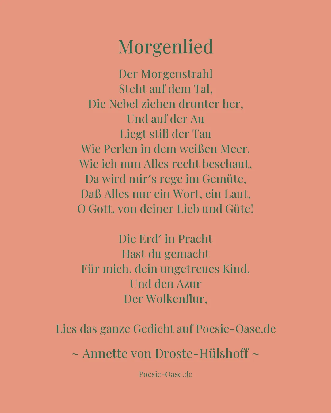 Illustration zu Morgenlied