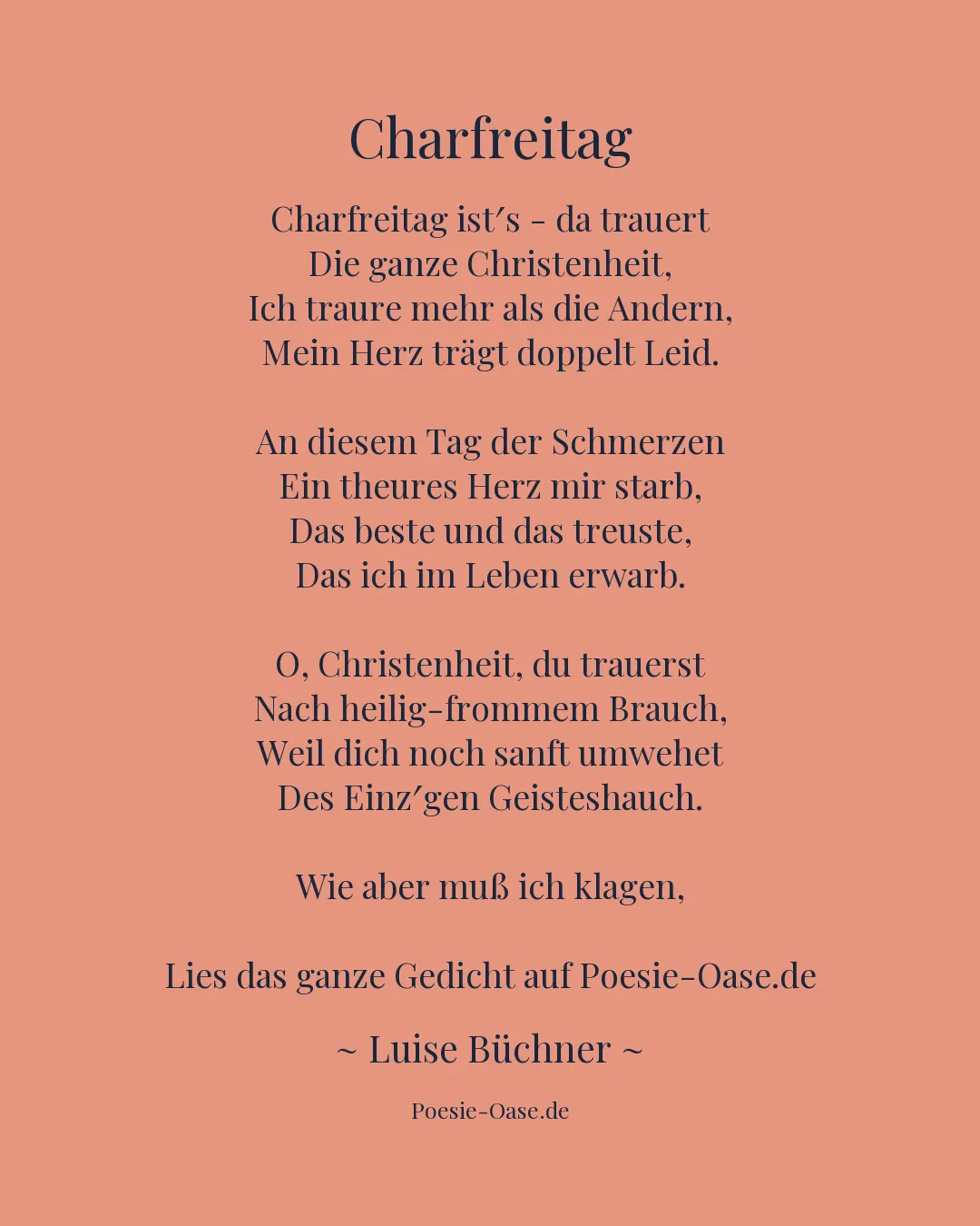 Illustration zu Charfreitag