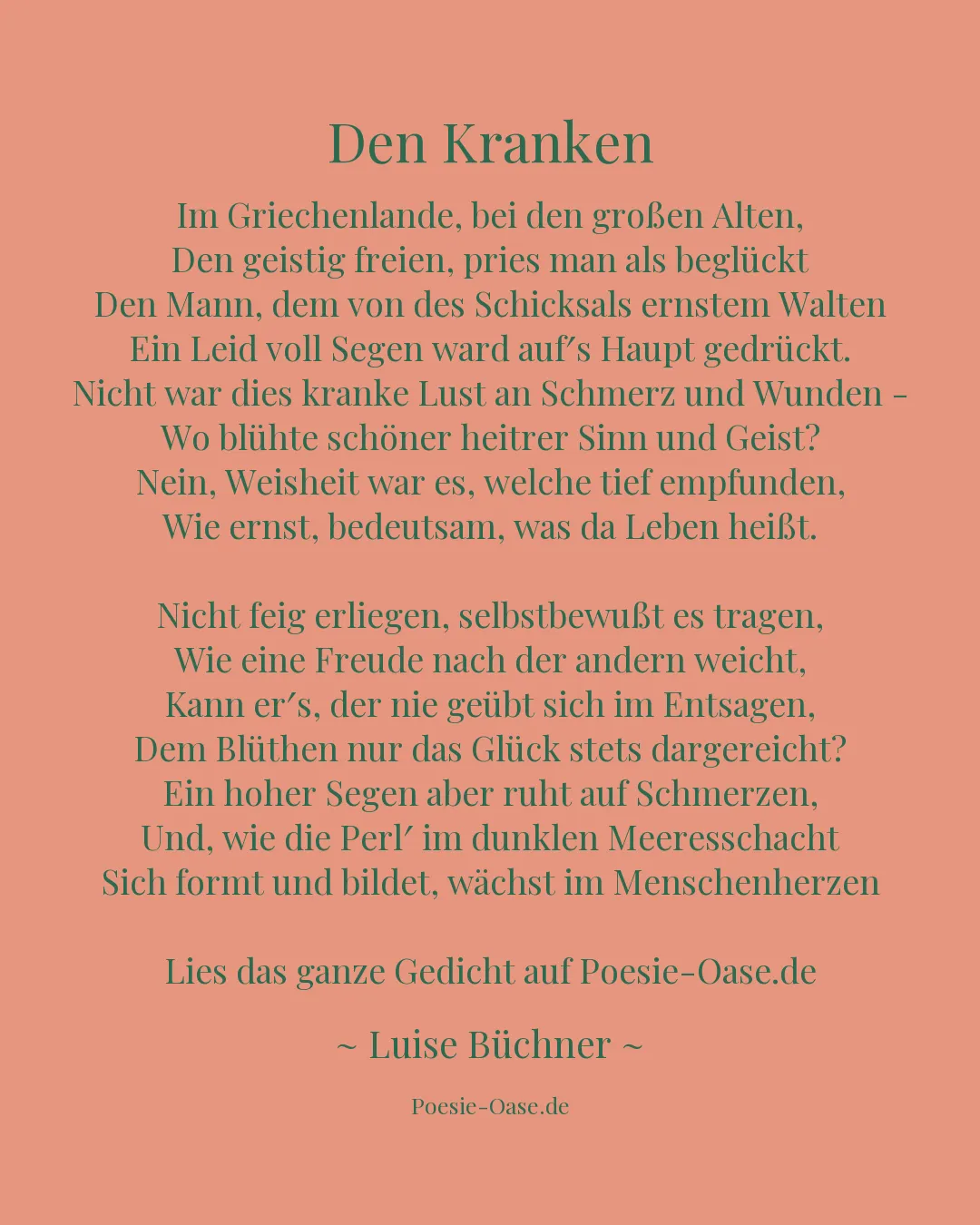 Illustration zu Den Kranken