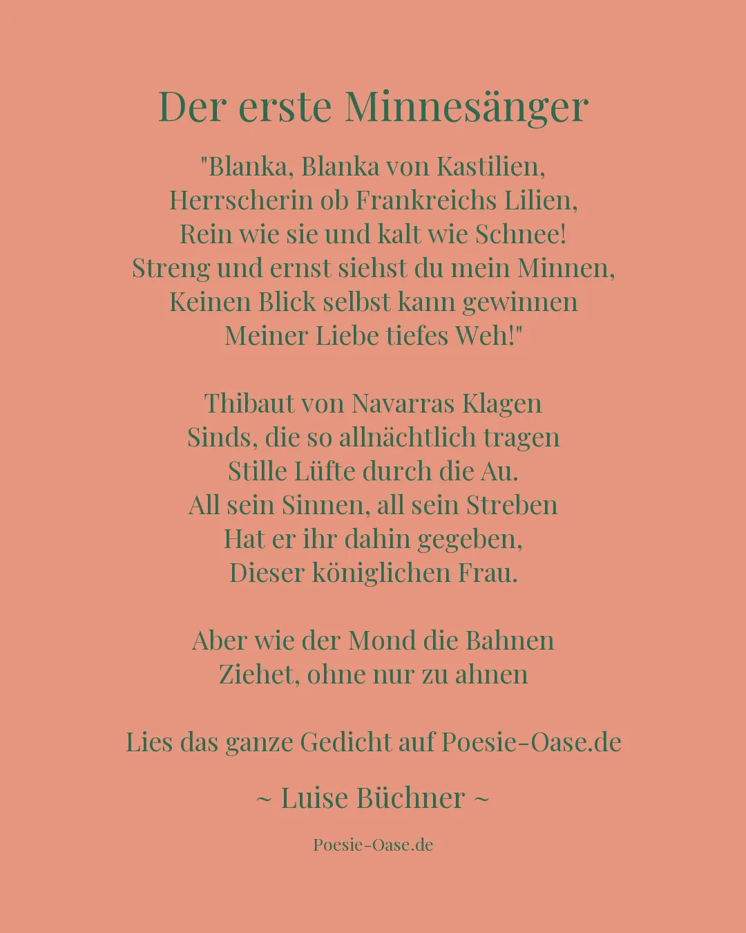 Illustration zu Der erste Minnesänger