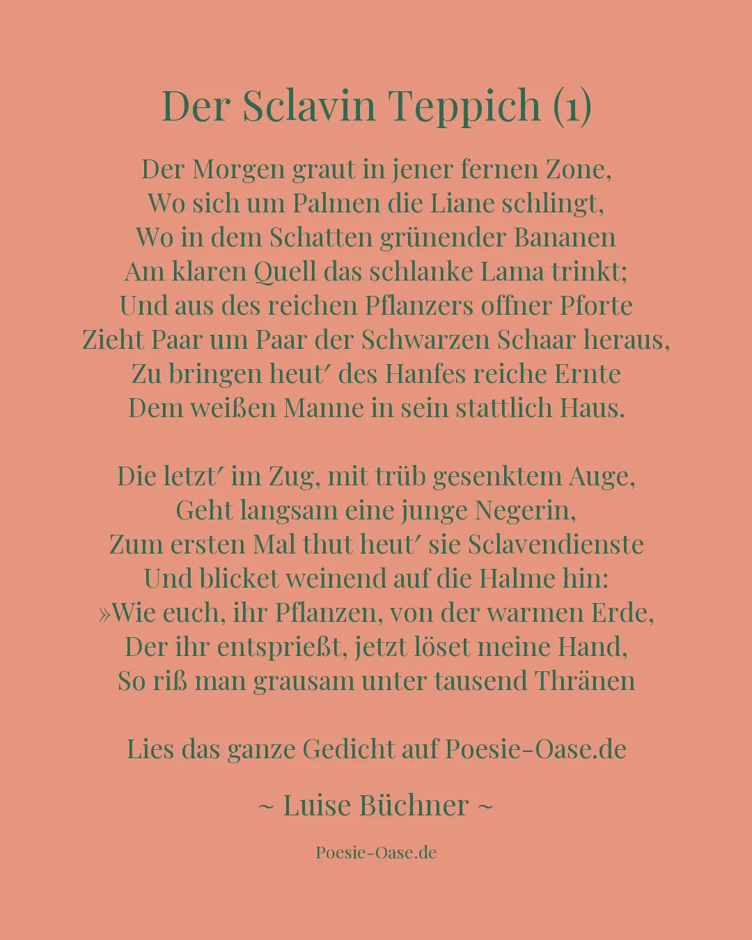 Illustration zu Der Sclavin Teppich (1)