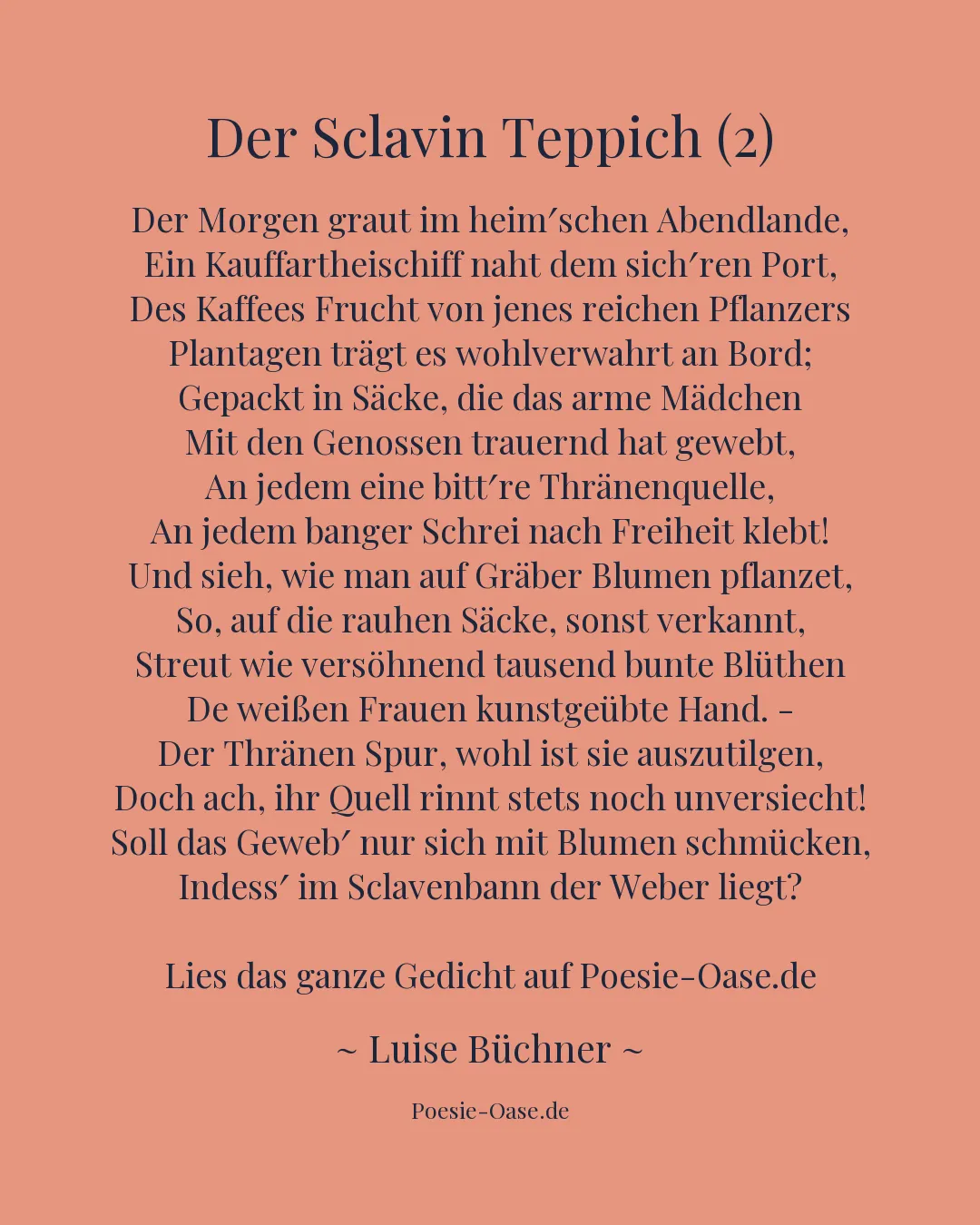 Illustration zu Der Sclavin Teppich (2)