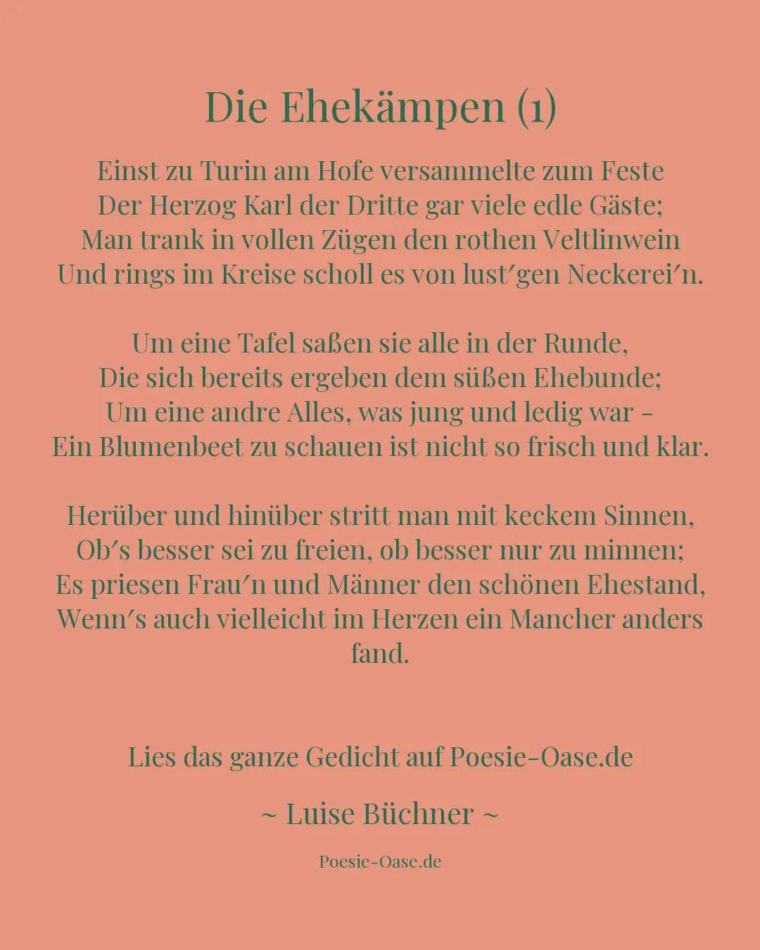 Illustration zu Die Ehekämpen (1)