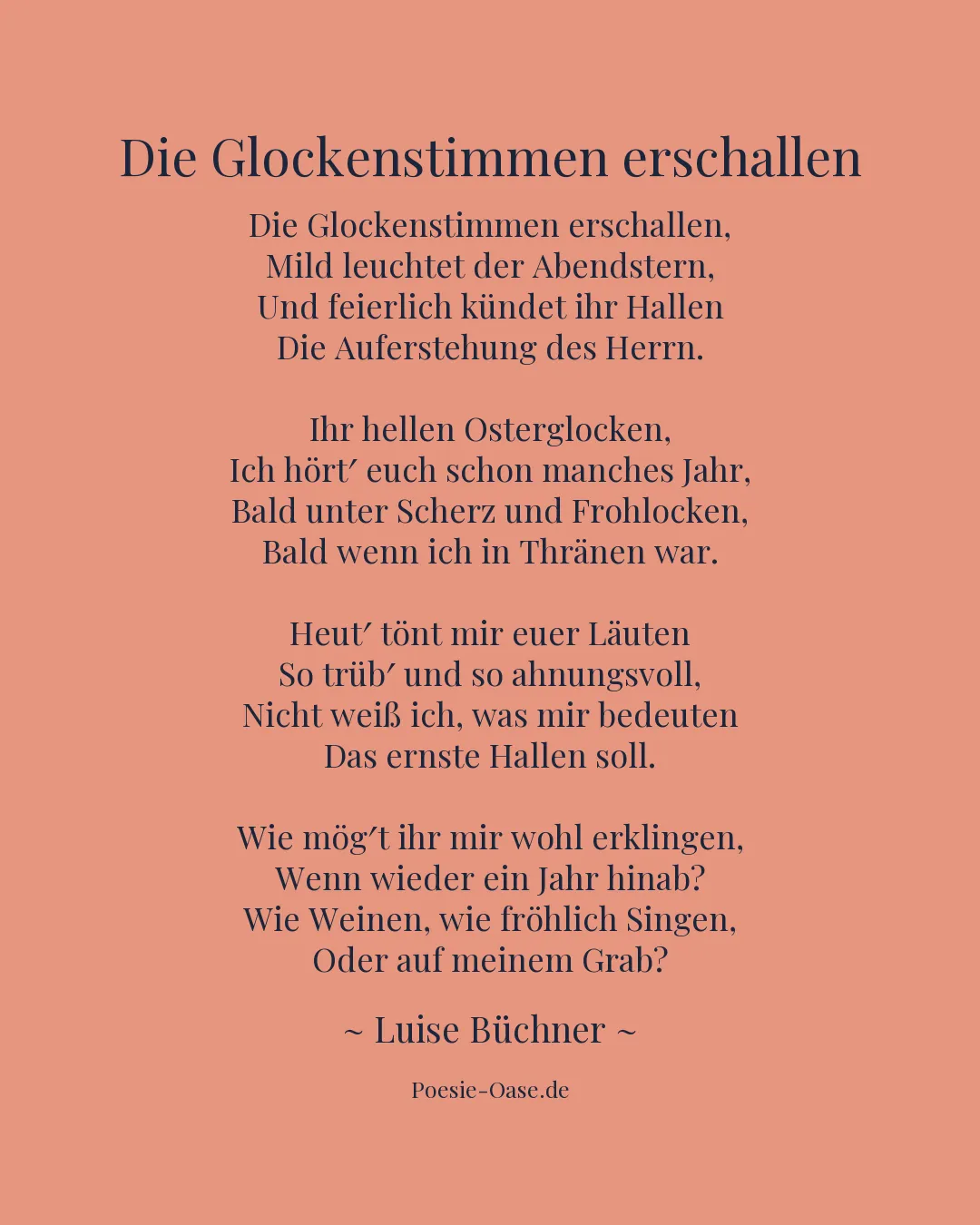 Illustration zu Die Glockenstimmen erschallen