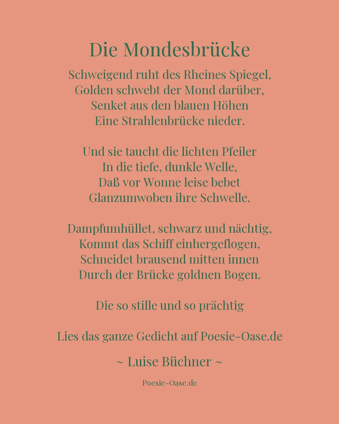Illustration zu Die Mondesbrücke