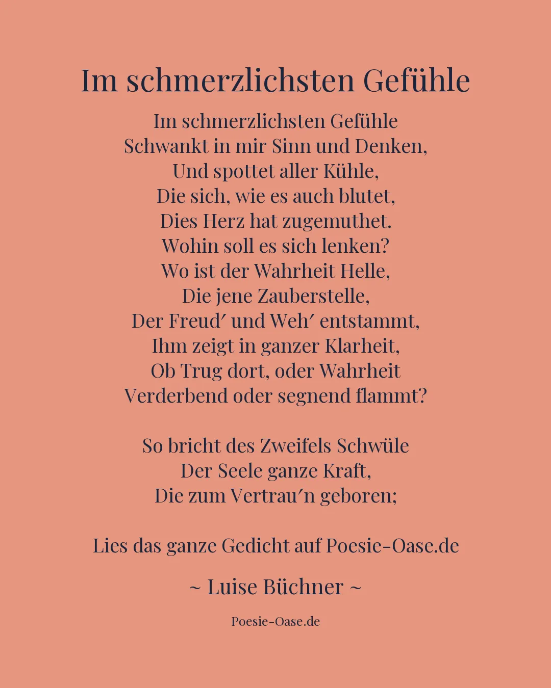 Illustration zu Im schmerzlichsten Gefühle