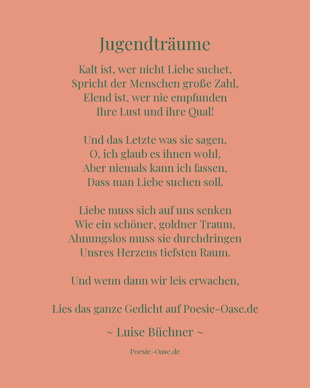Illustration zu Jugendträume