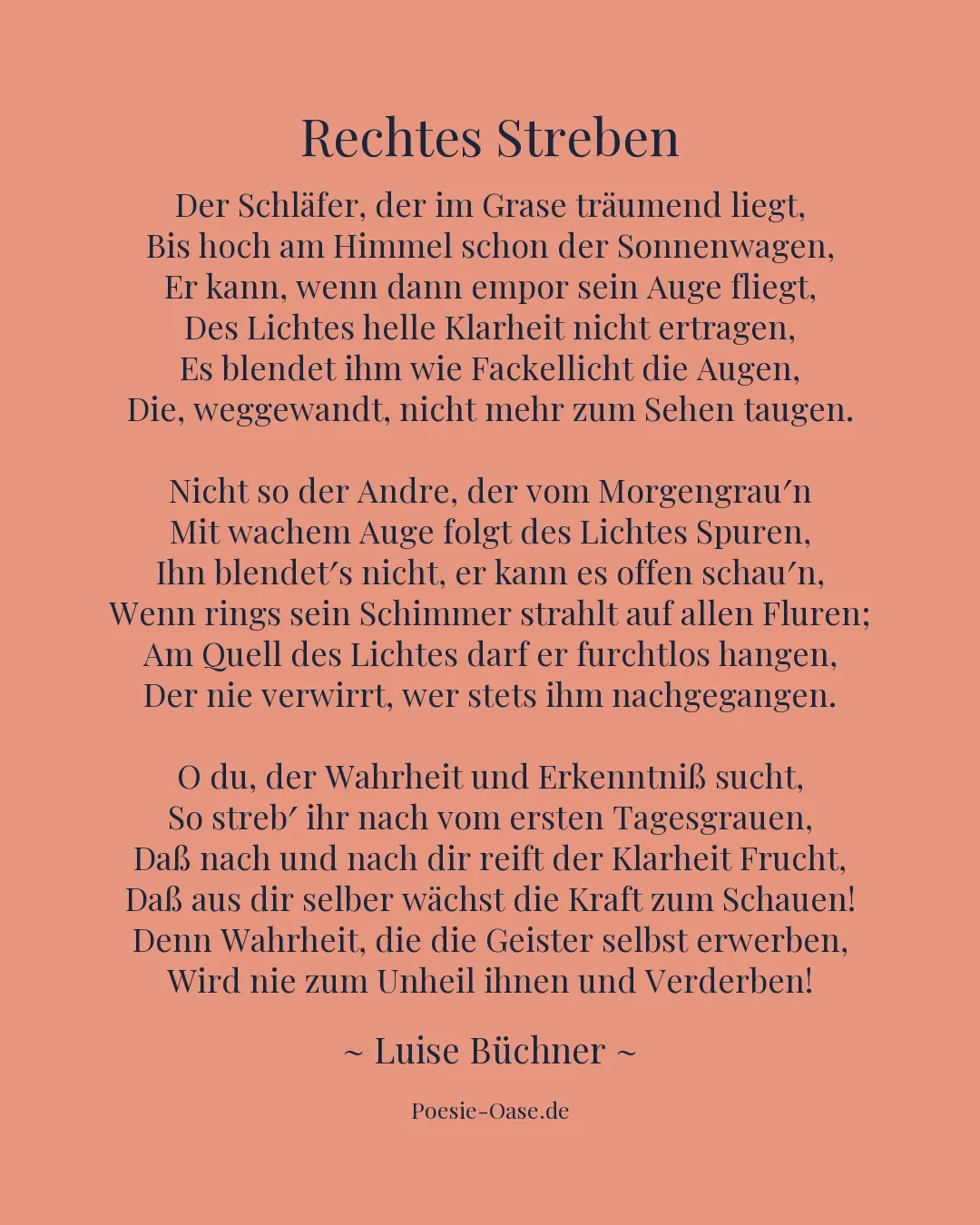 Illustration zu Rechtes Streben