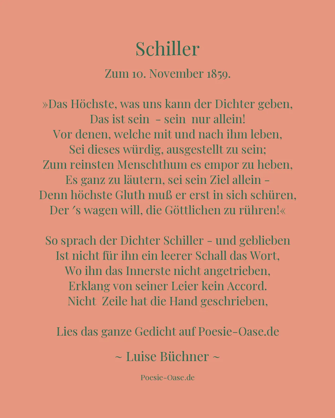 Illustration zu Schiller