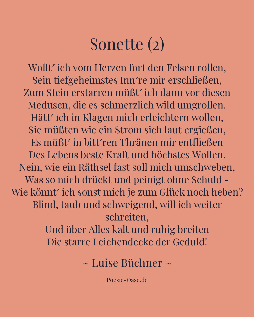 Illustration zu Sonette (2)