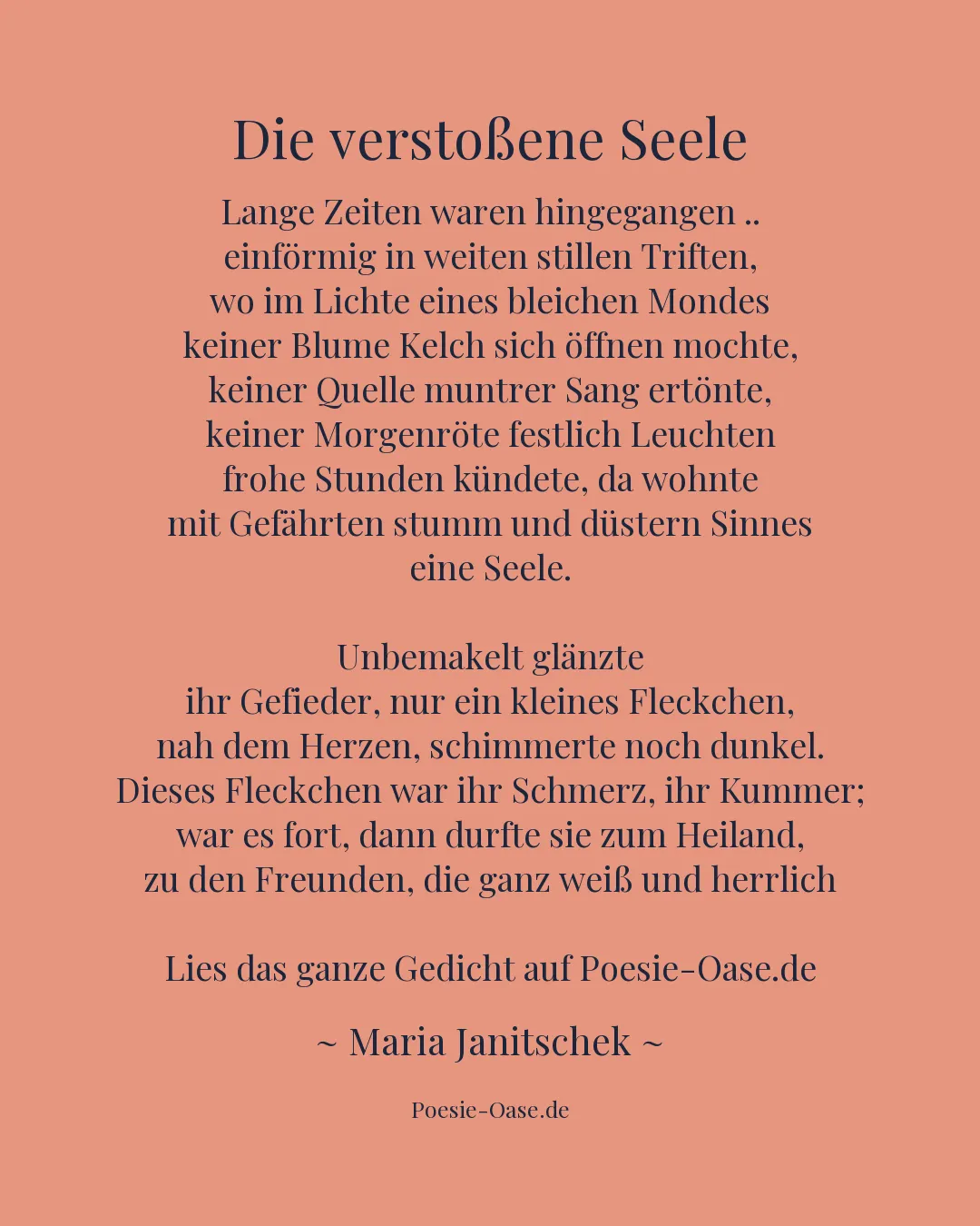 Illustration zu Die verstoßene Seele