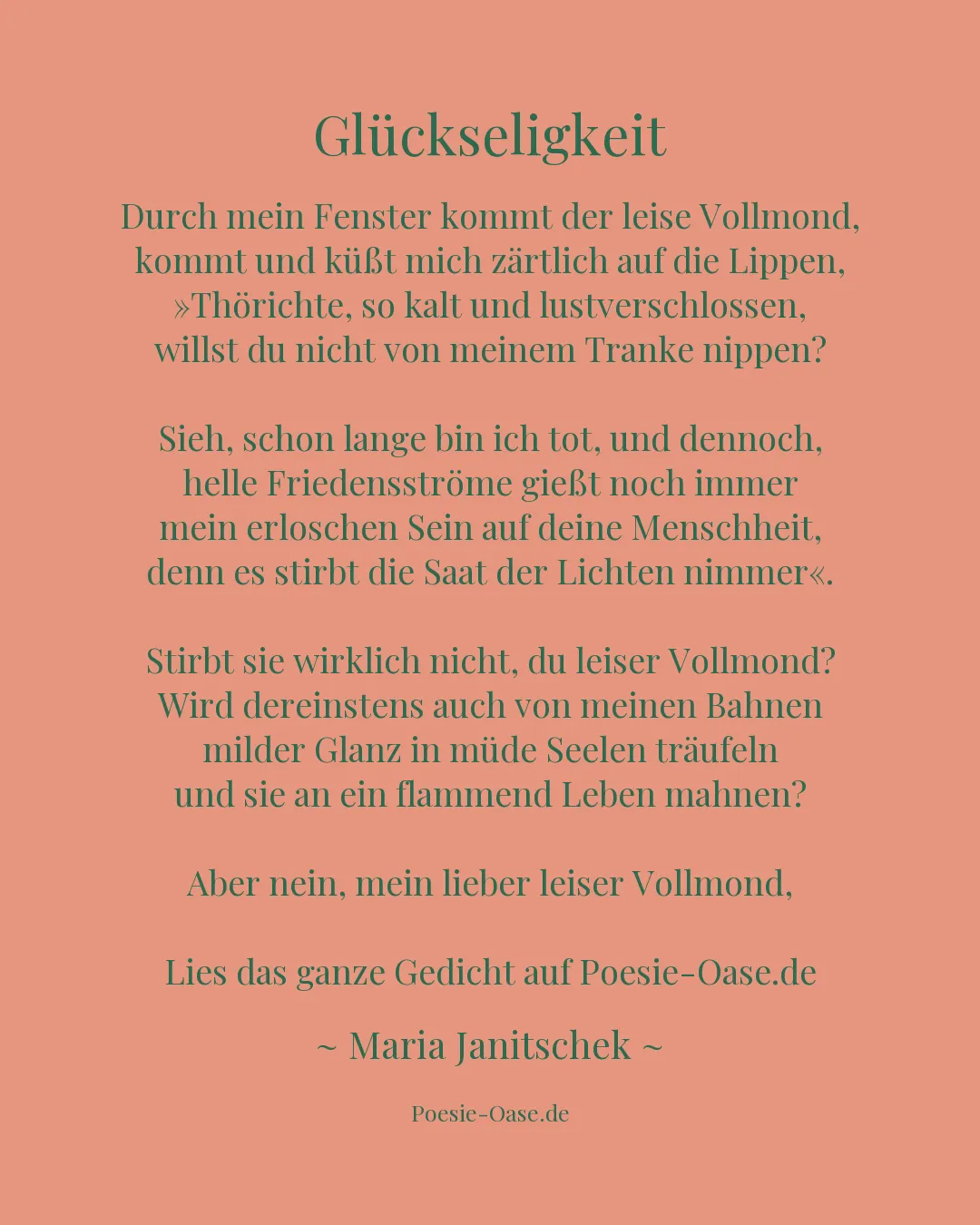 Illustration zu Glückseligkeit