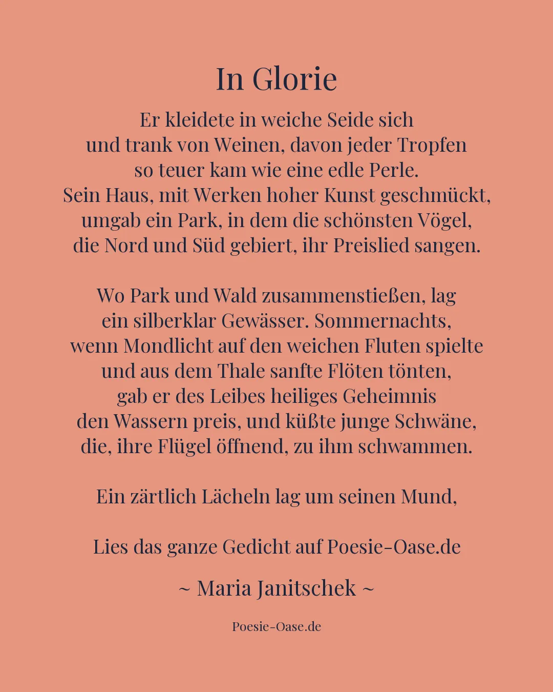 Illustration zu In Glorie