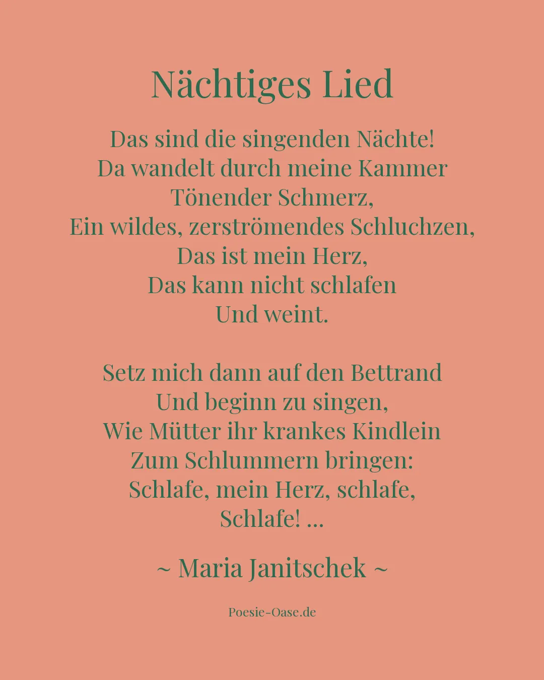 Illustration zu Nächtiges Lied