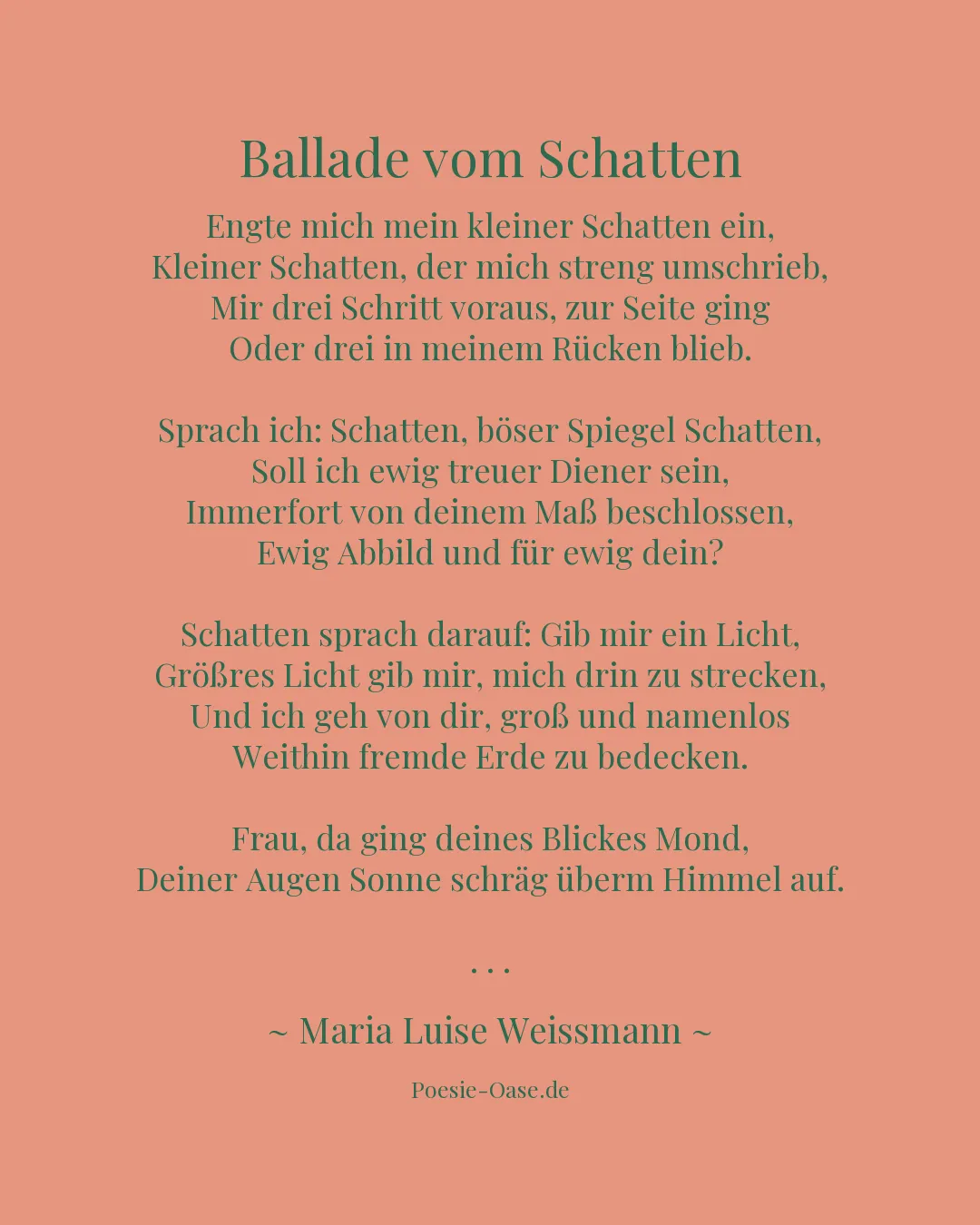 Illustration zu Ballade vom Schatten