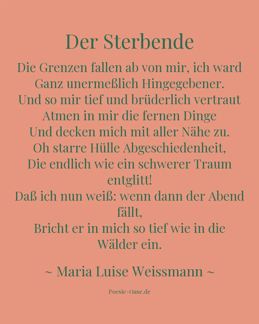 Illustration zu Der Sterbende
