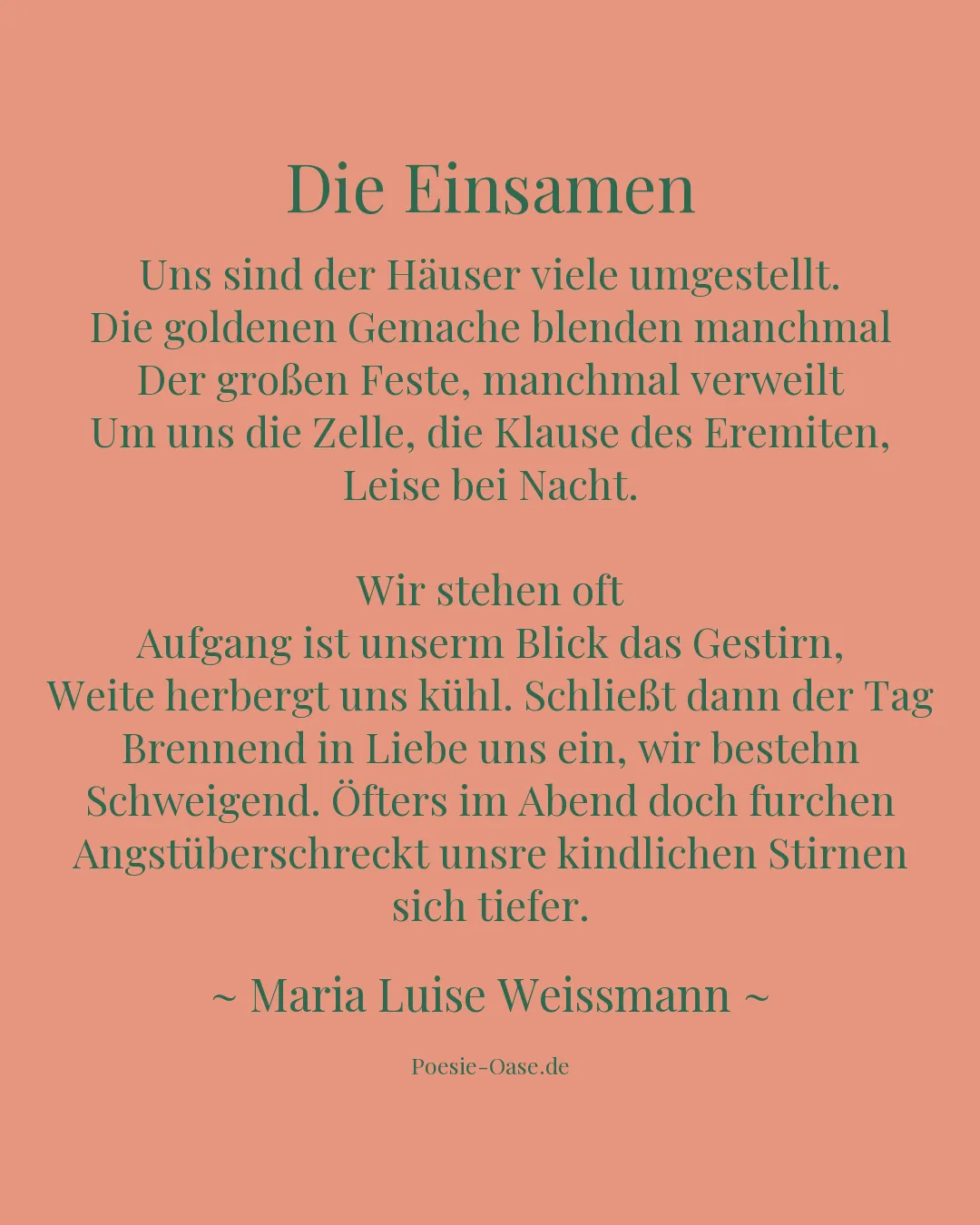 Illustration zu Die Einsamen