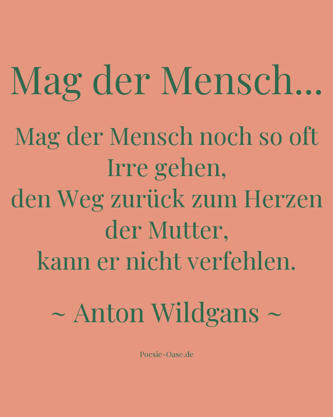Illustration zu Mag der Mensch...