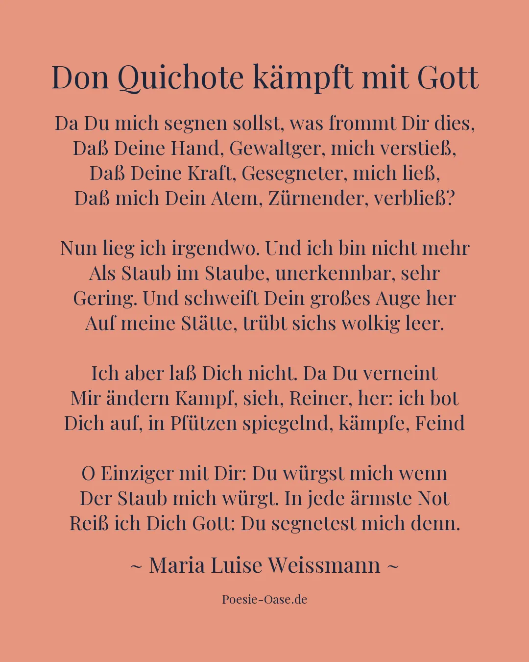Illustration zu Don Quichote kämpft mit Gott