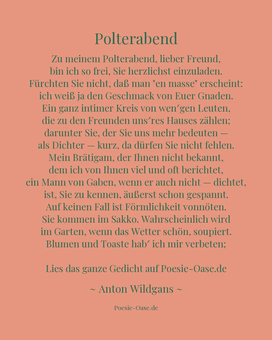 Illustration zu Polterabend