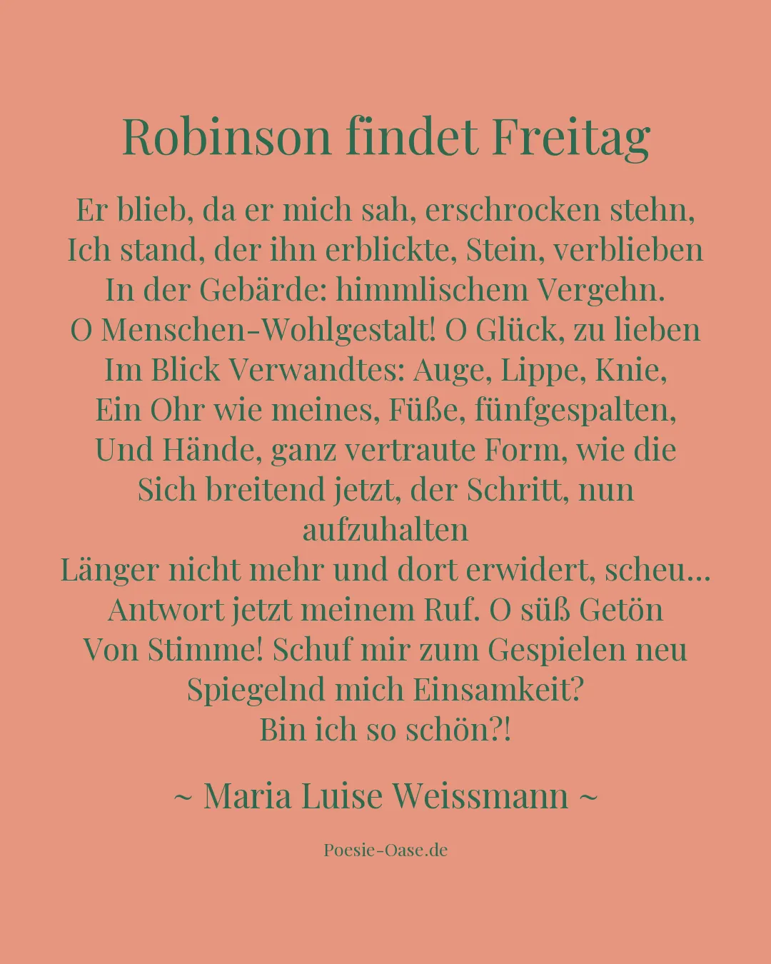 Illustration zu Robinson findet Freitag