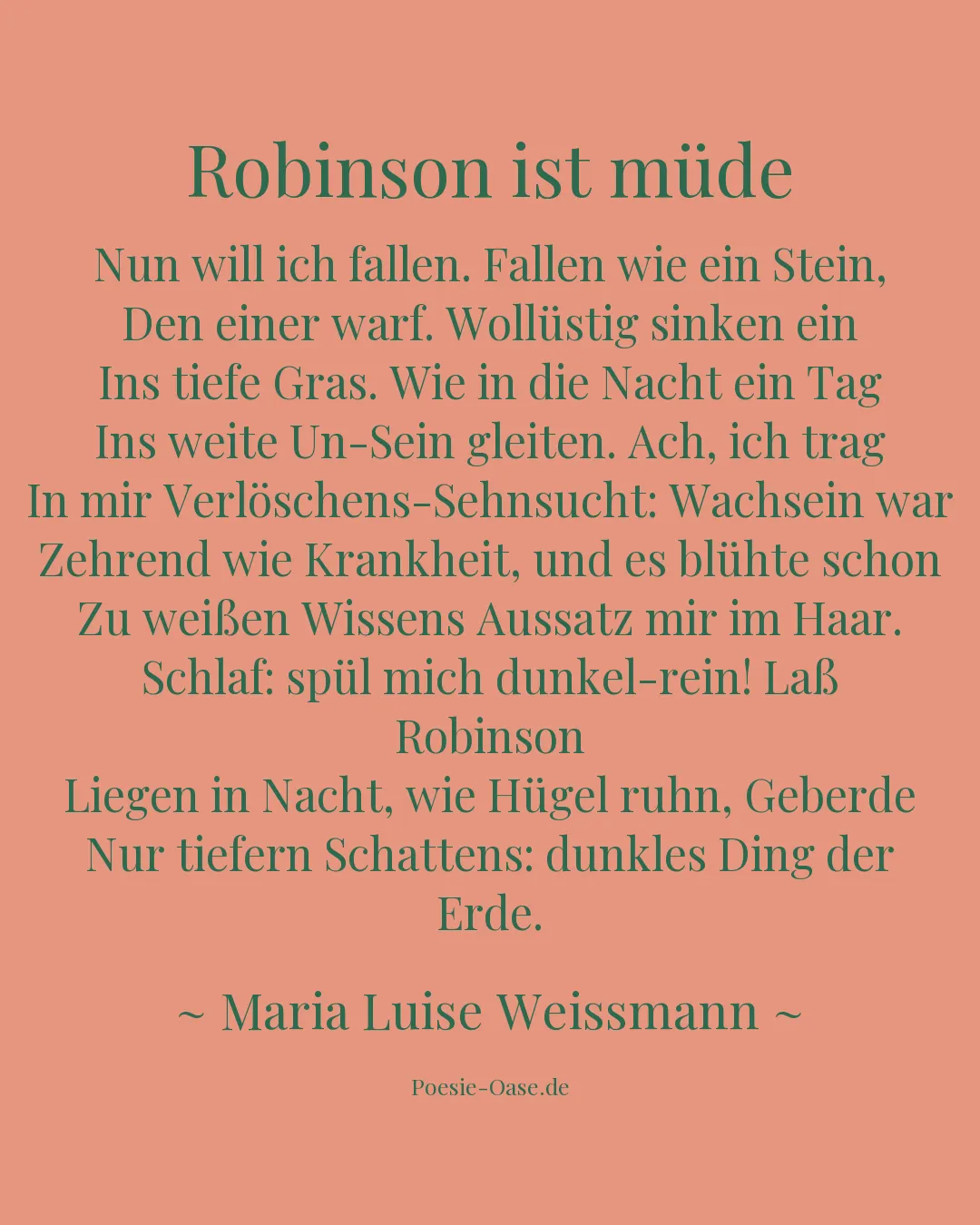 Illustration zu Robinson ist müde