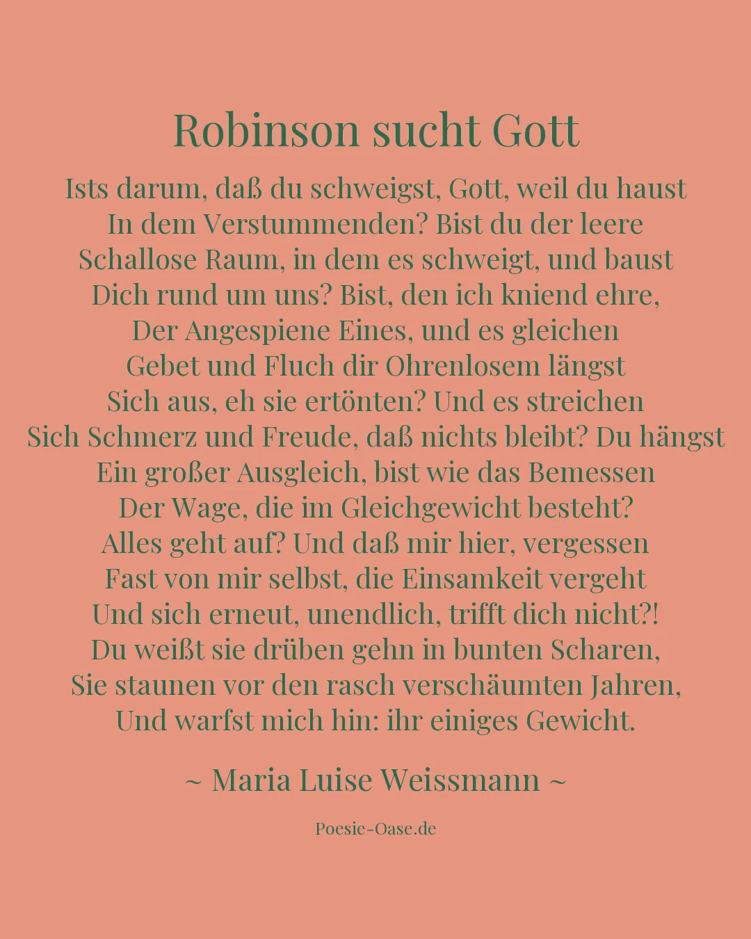 Illustration zu Robinson sucht Gott