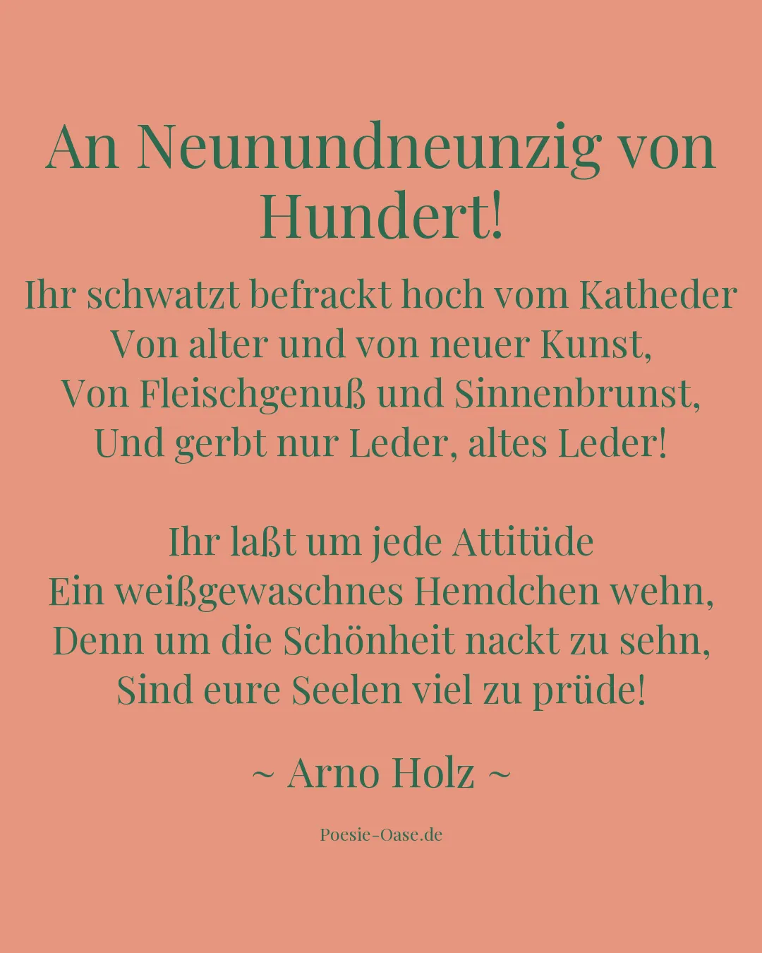 Illustration zu An Neunundneunzig von Hundert!