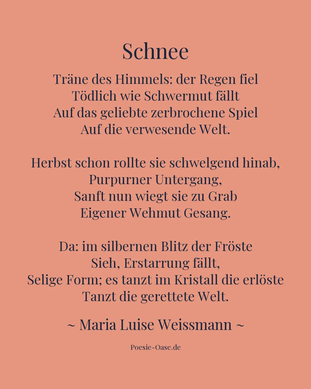 Illustration zu Schnee