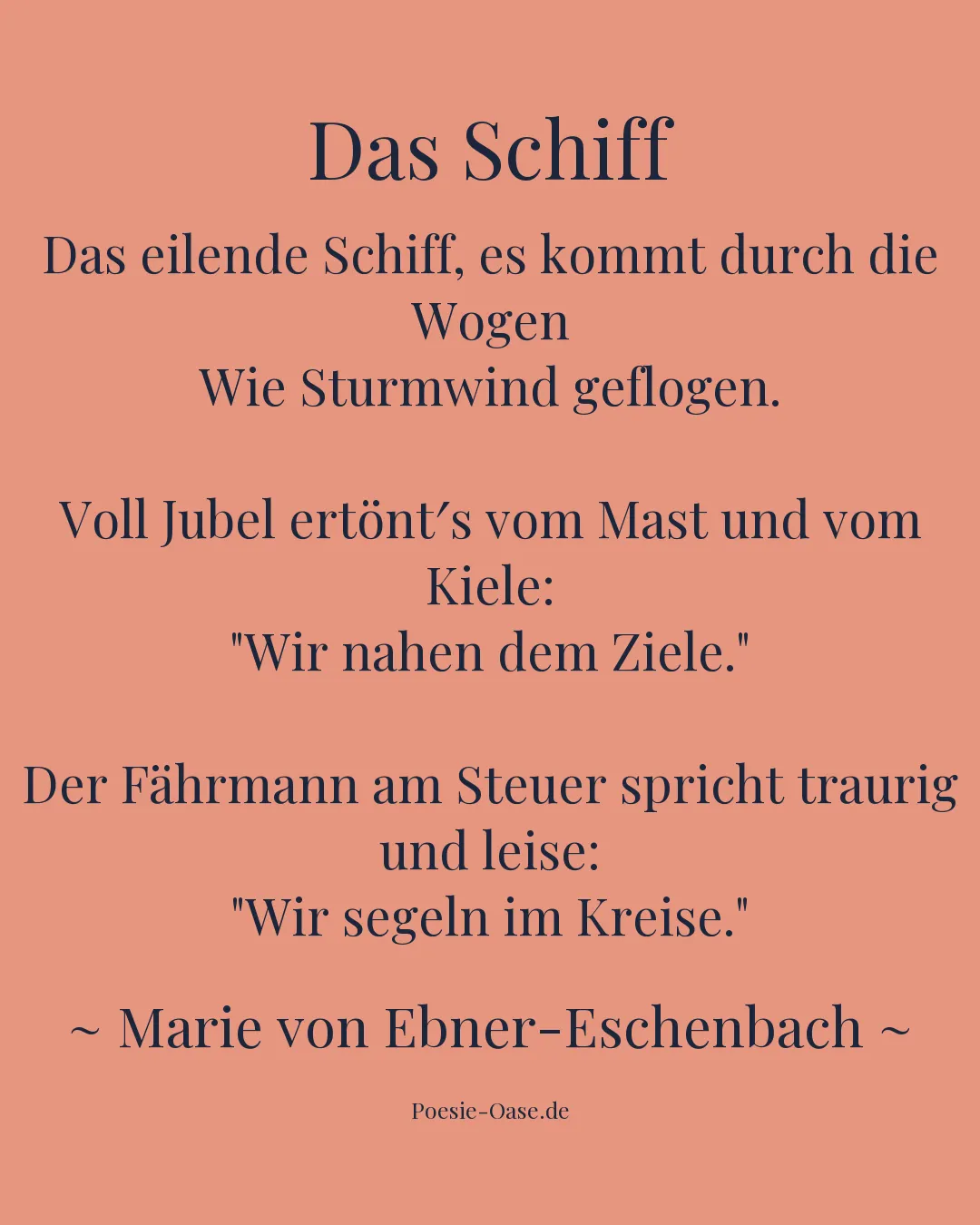 Illustration zu Das Schiff