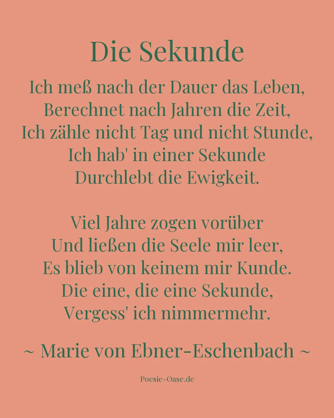 Illustration zu Die Sekunde