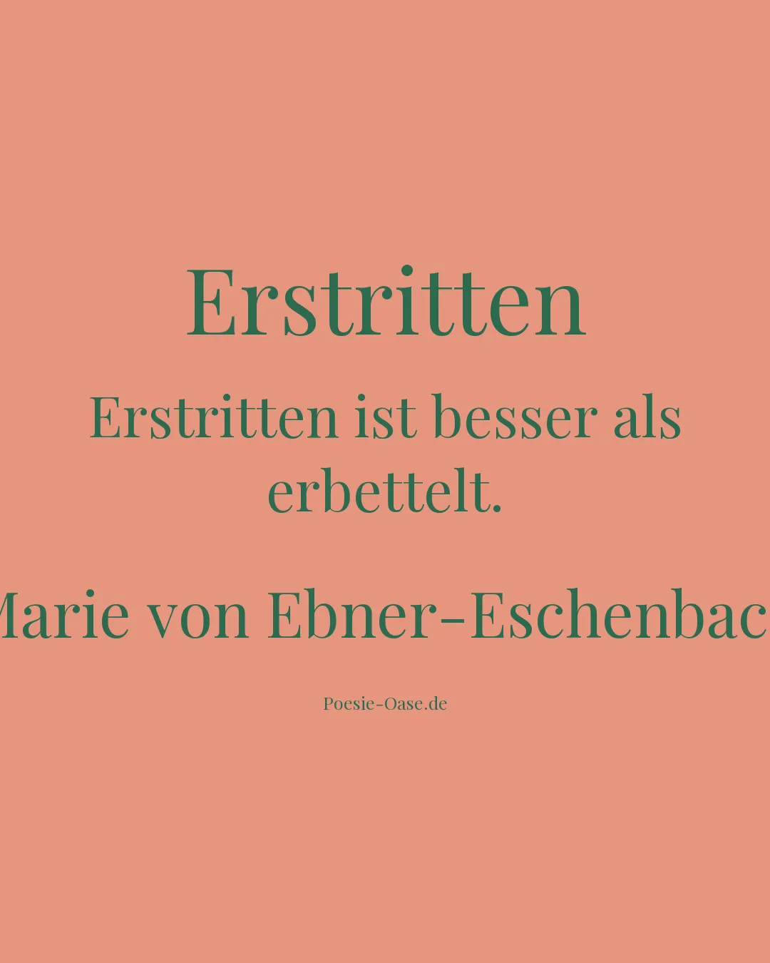 Illustration zu Erstritten