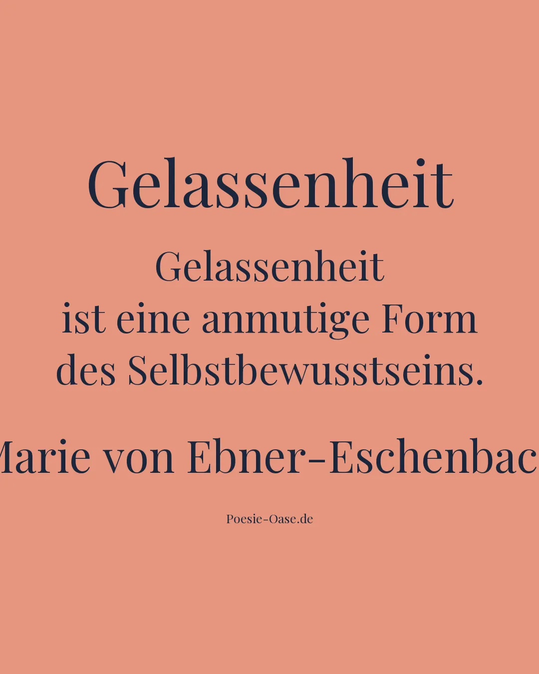 Illustration zu Gelassenheit