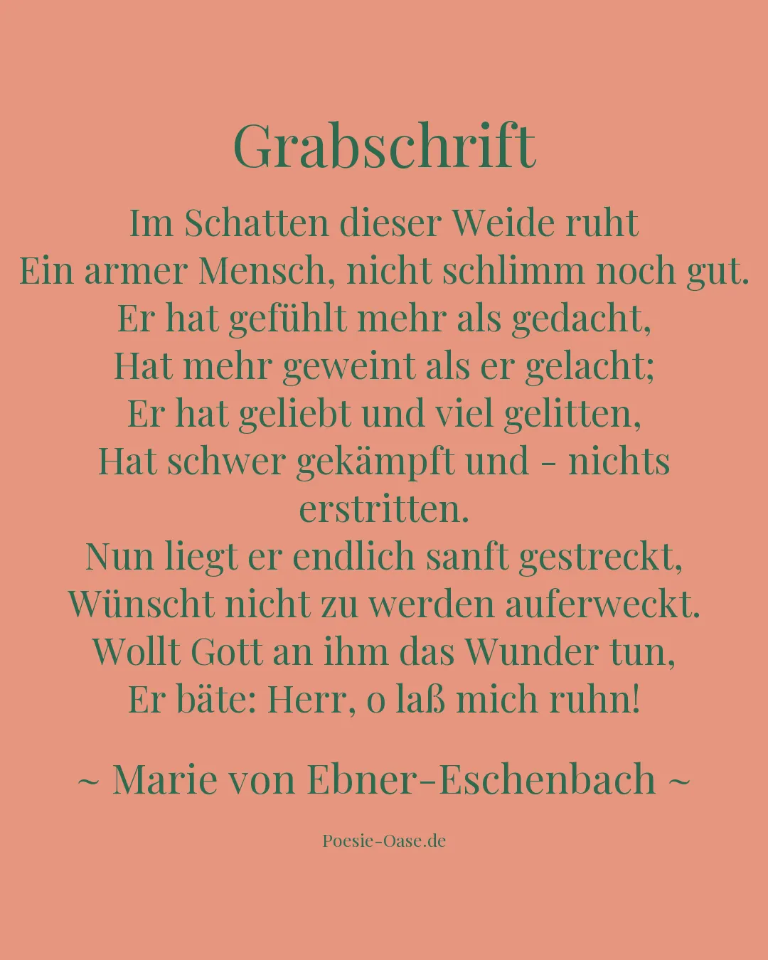 Illustration zu Grabschrift