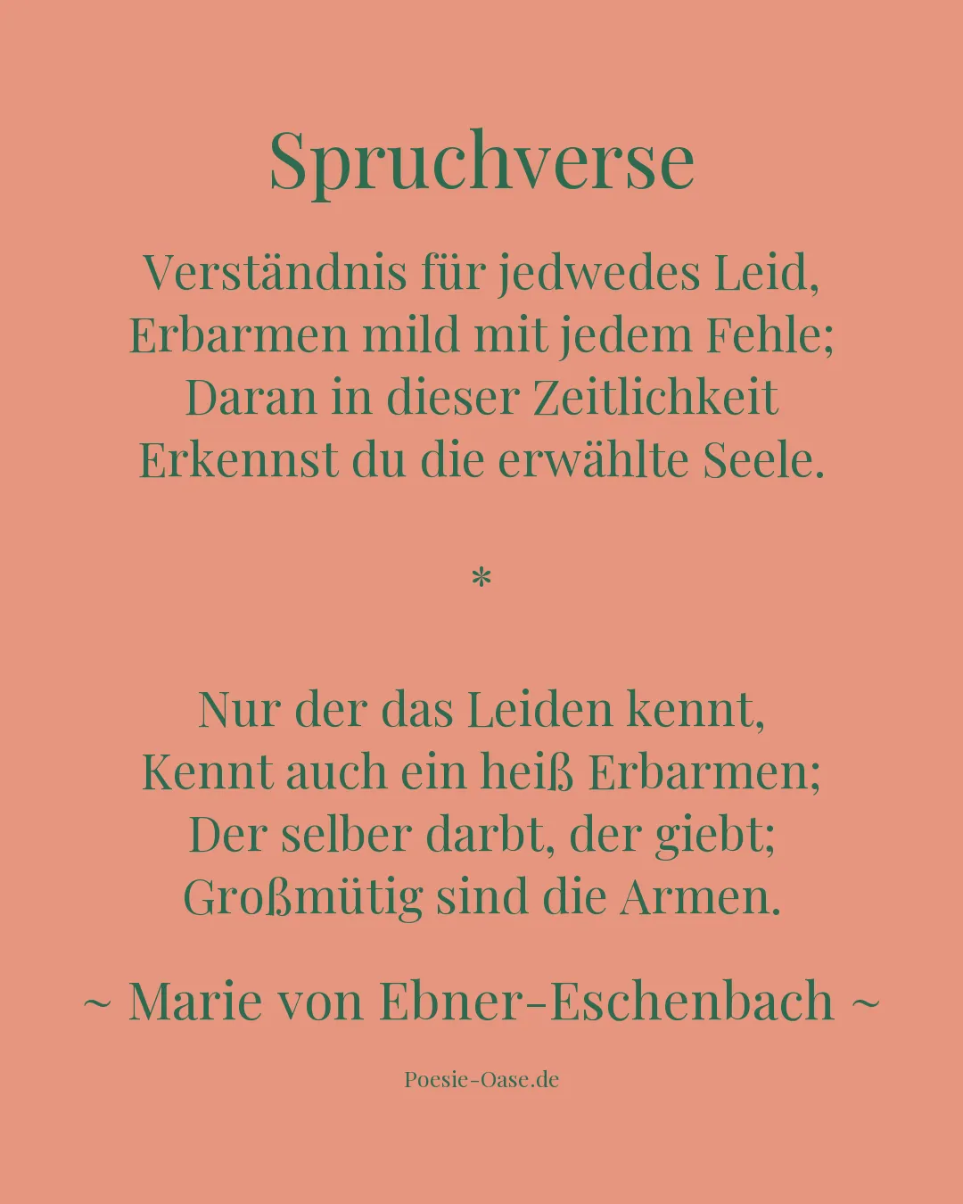 Illustration zu Spruchverse