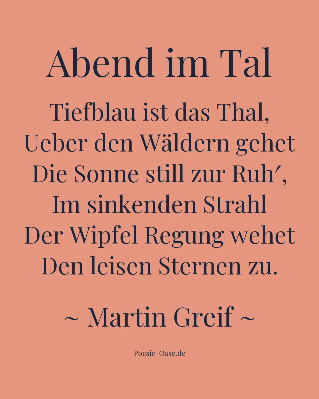 Illustration zu Abend im Tal