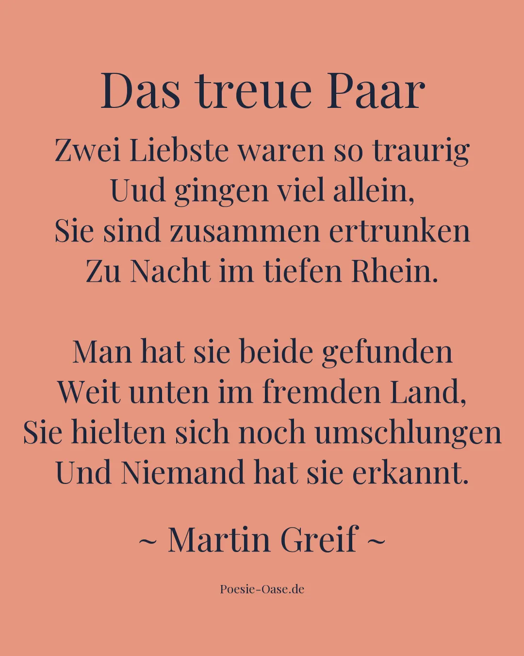 Illustration zu Das treue Paar