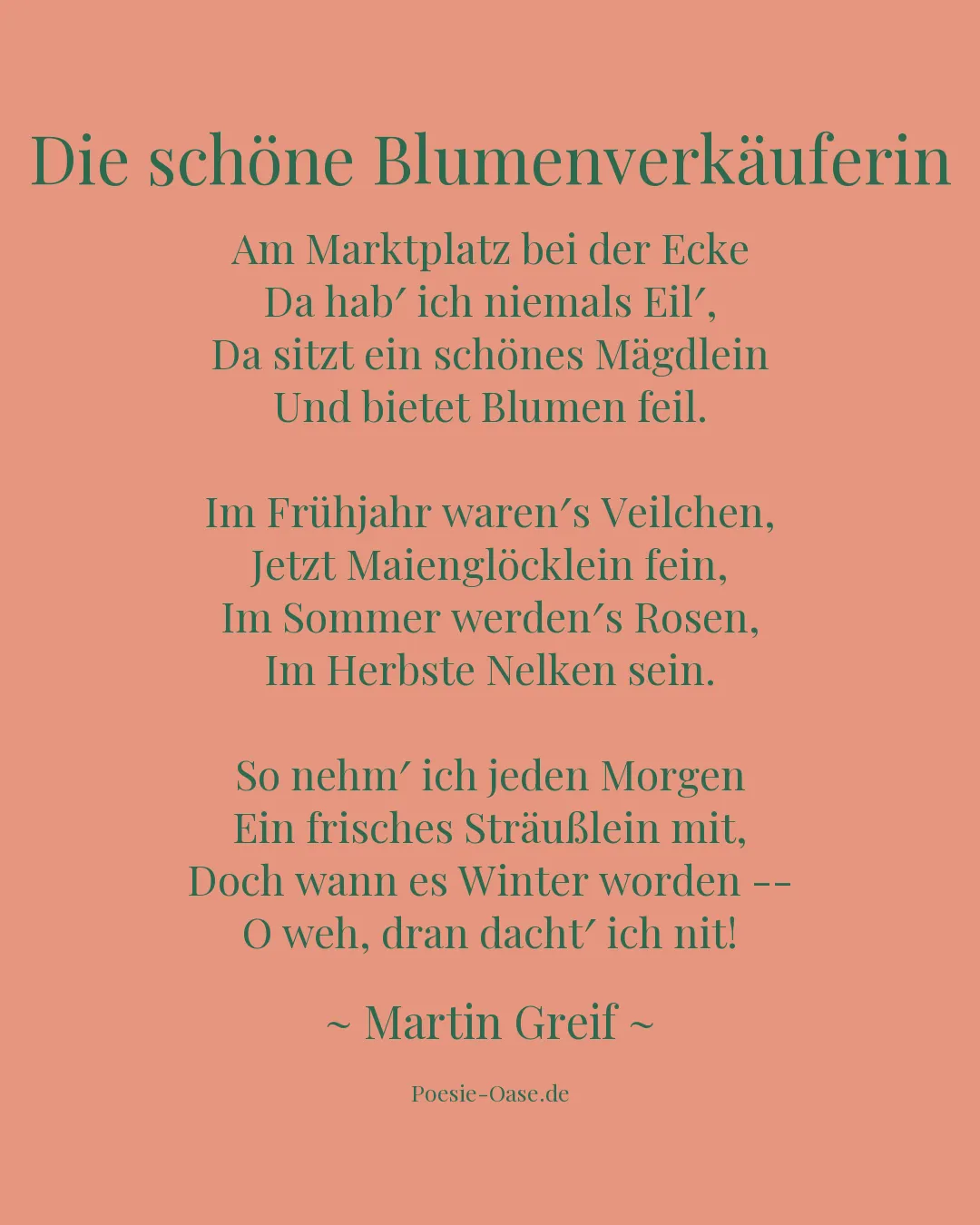 Illustration zu Die schöne Blumenverkäuferin