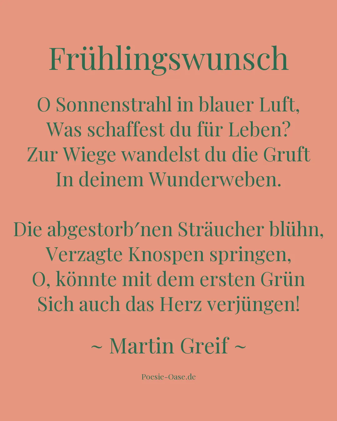 Illustration zu Frühlingswunsch