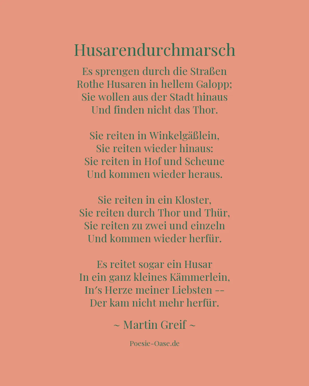 Illustration zu Husarendurchmarsch