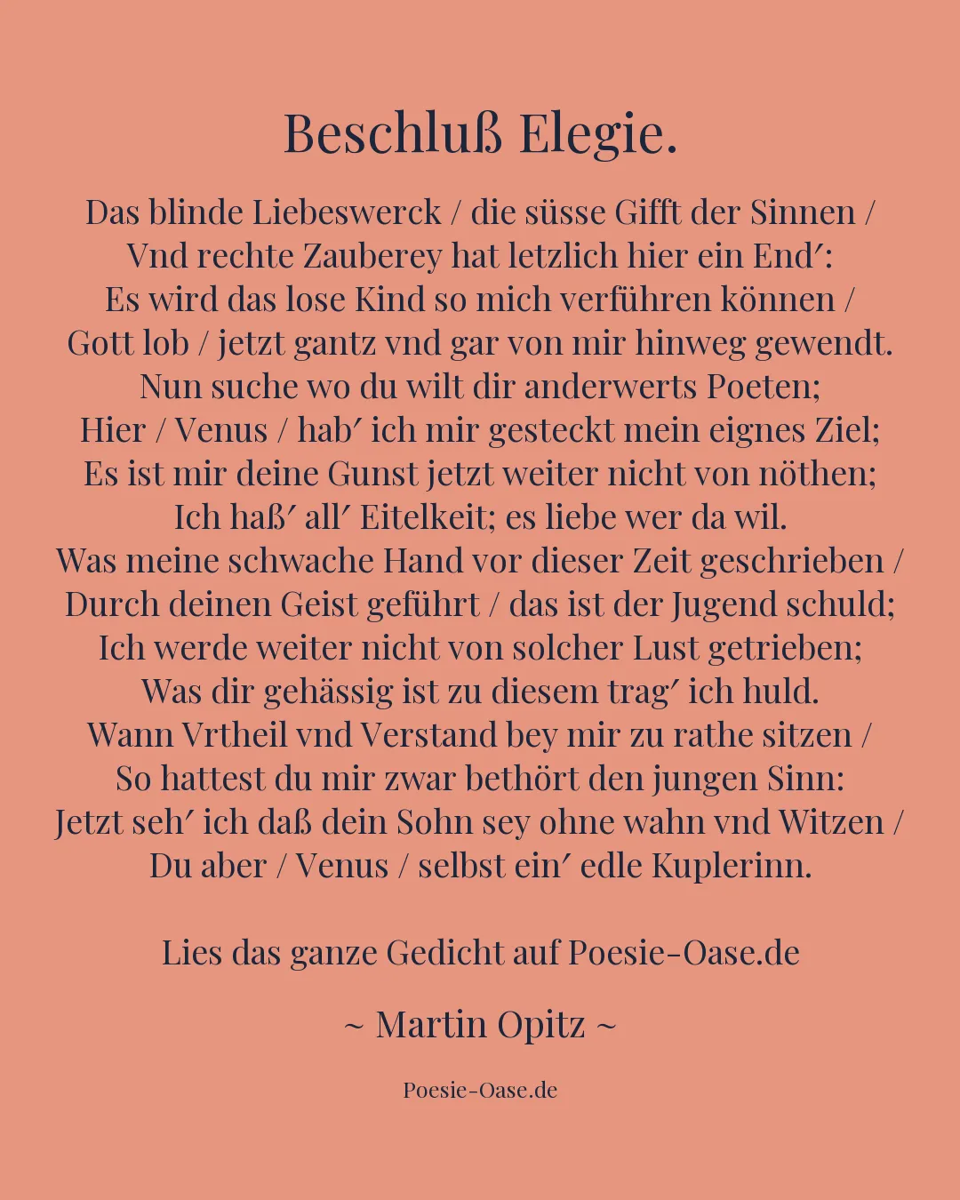 Illustration zu Beschluß Elegie.