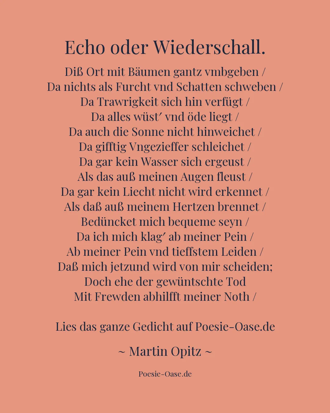 Illustration zu Echo oder Wiederschall.