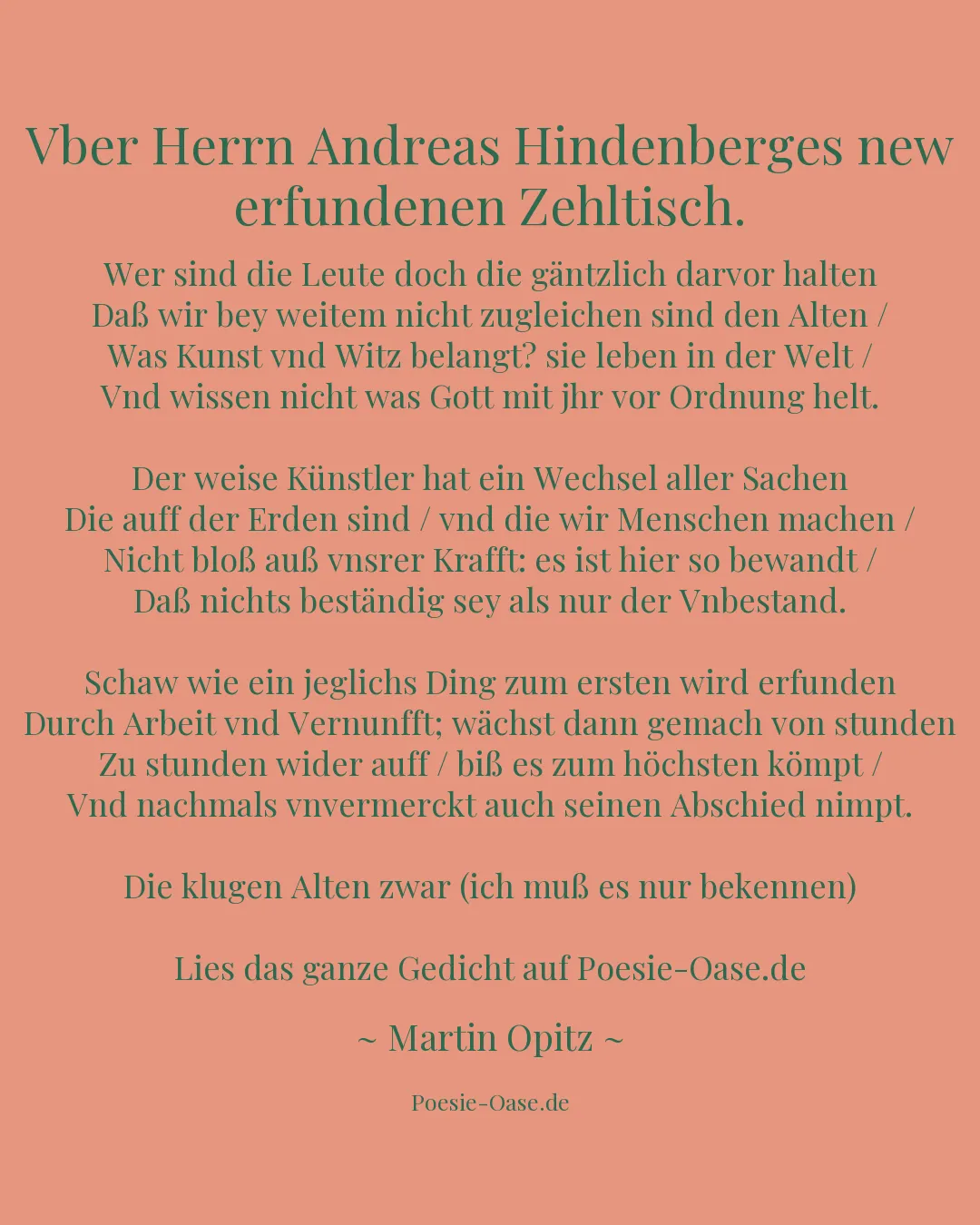Illustration zu Vber Herrn Andreas Hindenberges new erfundenen Zehltisch.