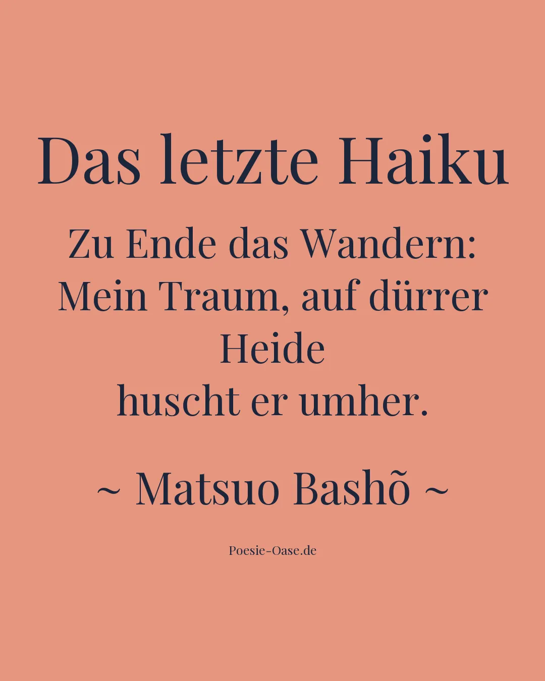 Illustration zu Das letzte Haiku
