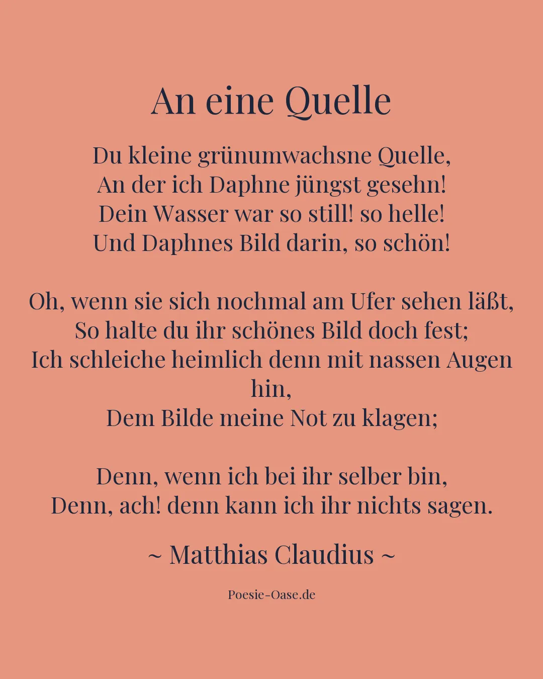 Illustration zu An eine Quelle