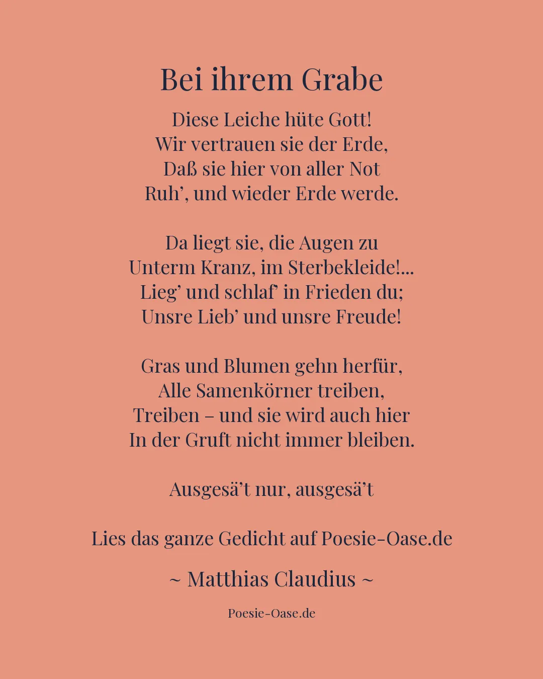 Illustration zu Bei ihrem Grabe