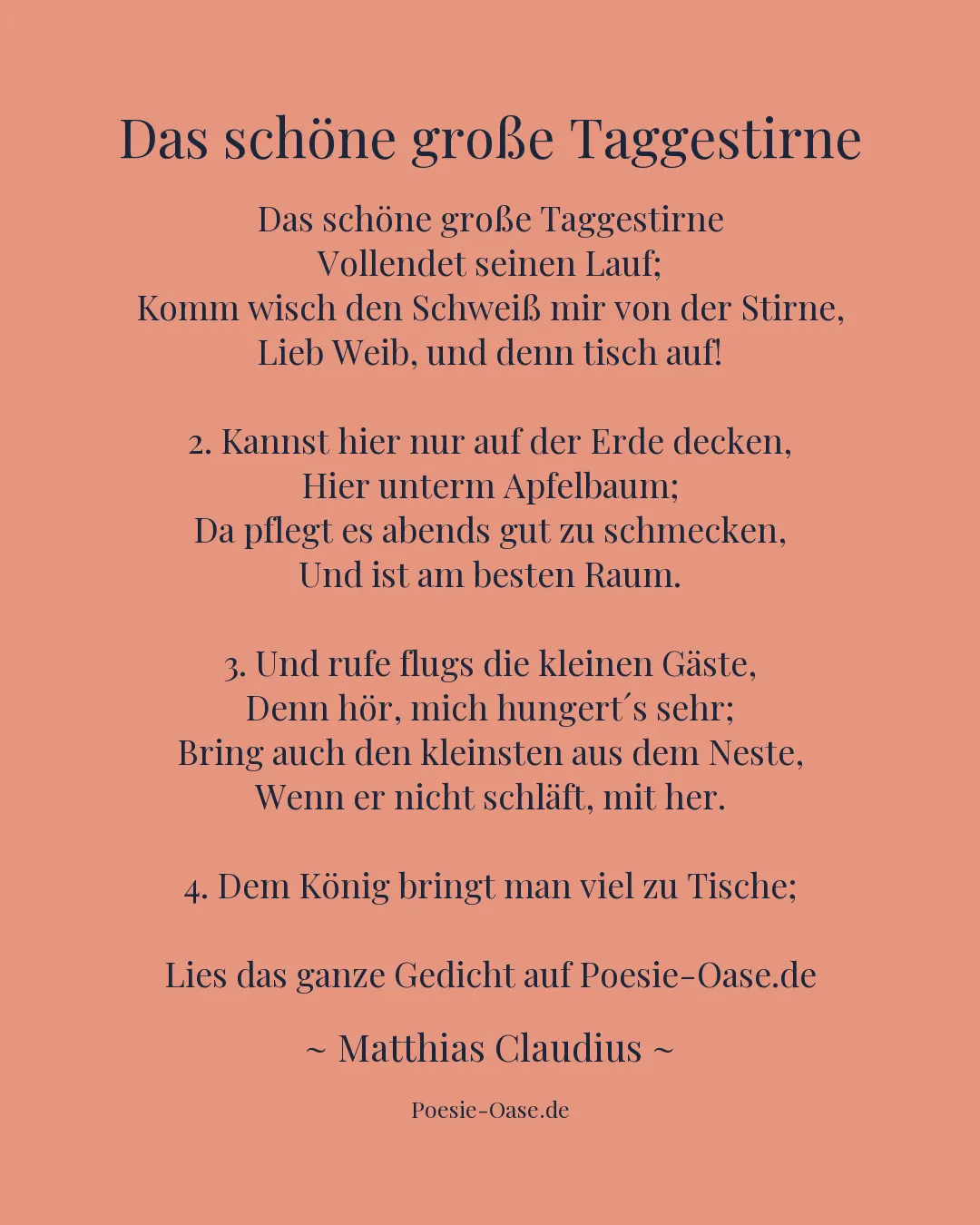 Illustration zu Das schöne große Taggestirne